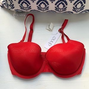 Cuup THE DEMI cerise & Mesh Bra